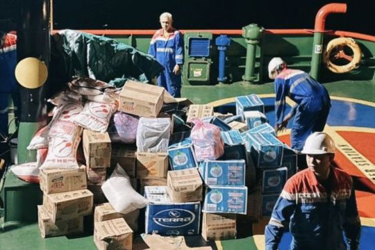 Pertamina gunakan jalur laut salurkan bantuan bencana banjir Sumatera