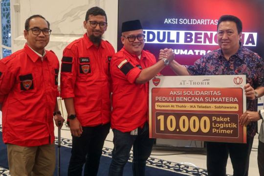 10.000 paket logistik untuk korban bencana di Sumatera disalurkan&nbsp;