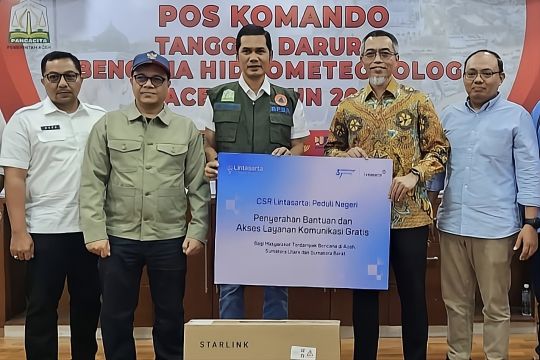 Lintasarta berikan bantuan jaringan komunikasi ke Aceh dan Sumut