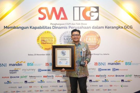 BNI meraih predikat The Most Trusted Company pada CGPI Award 2025