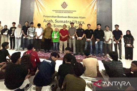 Kementerian Kebudayaan bantu warga terdampak bencana di Aceh