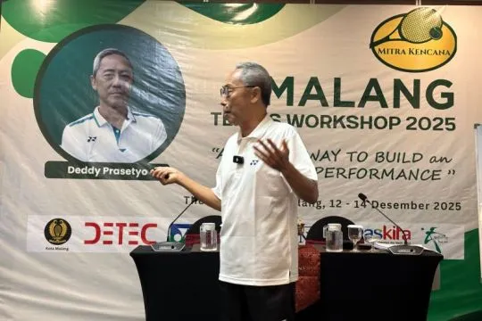 Deddy Prasetyo gelar workshop tenis, berharap lahir Janice Tjen baru
