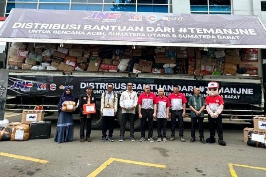 JNE distribusikan lebih 500 ton bantuan untuk korban bencana Sumatera