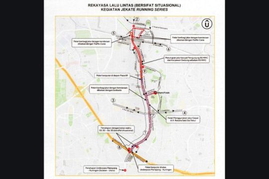 Besok pagi, lalin sekitar Jalan Rasuna Said dialihkan