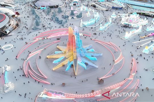 Taman hiburan es dan salju terbesar di dunia akan dibuka di Harbin