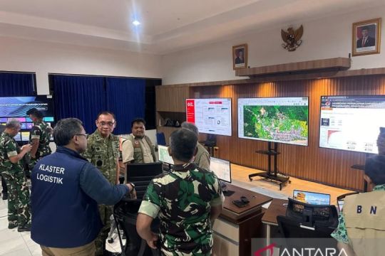 TNI AU dan BNPB bangun posko nasional penanganan bencana di Sumatera