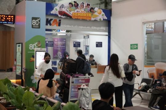 Penumpang kereta periode Nataru capai 387 ribu 