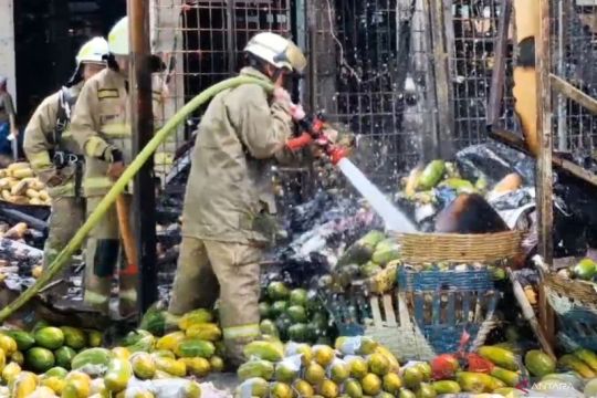 Kebakaran di Pasar Induk Kramat Jati sebabkan kerugian Rp10 miliar