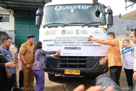 Bogor perluas pasar hortikultura lewat ekspor durian beku ke Tiongkok