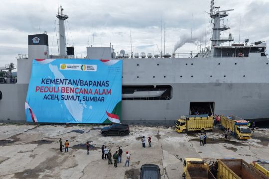 Bantuan 700 ton untuk sumatera dari Kementan dan Bapanas tiba di Aceh