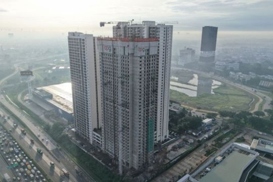 Tower ketiga Sky House Alam Sutera+ selesai topping off, minat konsumen melonjak