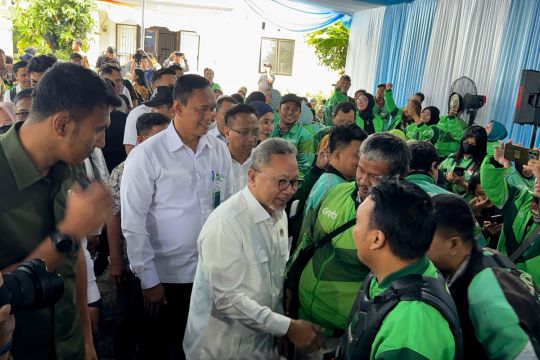 Kemenko Pangan dan Bulog permudah ojol di Tangerang akses pangan murah