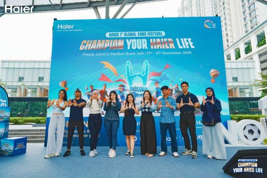 Haier Malaysia Gelar 7th Global Fans Festival dengan "Pop-Up Experience" yang Menarik di Pavilion Bukit Jalil