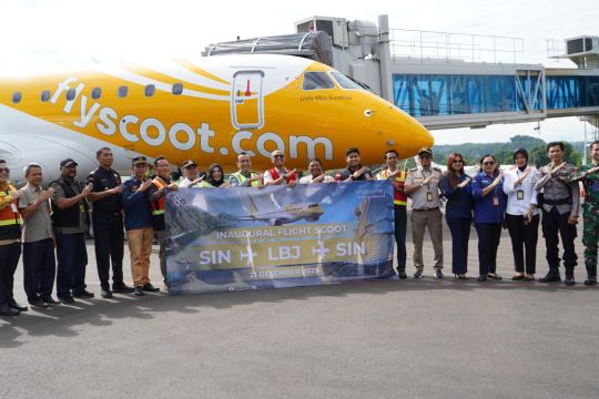 Bandara Internasional Komodo layani penerbangan Singapura-Labuan Bajo