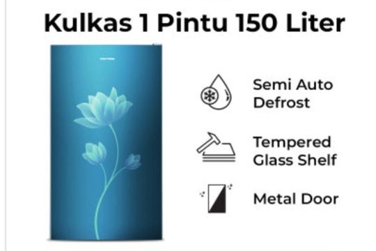 Tren Hunian Kecil Dorong Minat Kulkas Satu Pintu, Efisiensi Energi Jadi Faktor Penentu