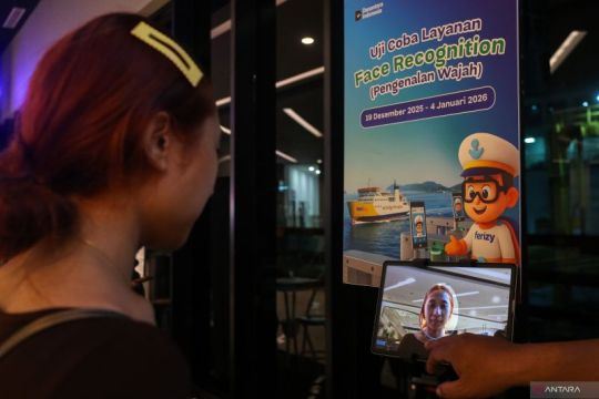 Pelabuhan Merak menguji coba teknologi pemindai wajah