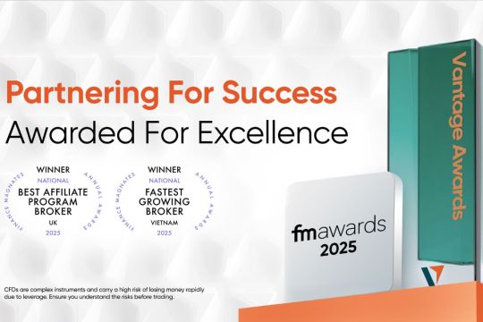 Vantage Raih Dua Nominasi di Vietnam dan Inggris dalam Ajang Finance Magnates Awards 2025