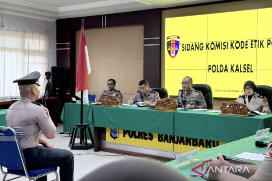Polda Kalsel sidang etik Bripda MS pembunuh mahasiswi ULM