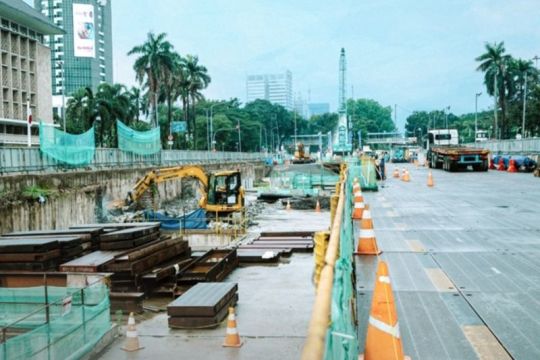 Konstruksi MRT, lalin Jalan Gajah Mada bakal direkayasa hingga 2026