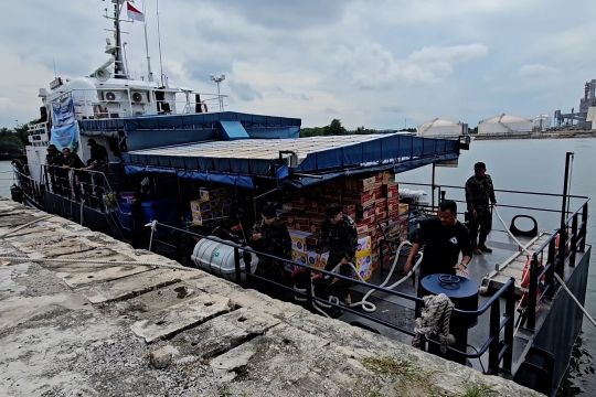 10 ton bantuan untuk korban banjir dari Polda Riau tiba di Aceh Utara