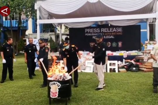 Bea Cukai Sidoarjo sebut kerugian negara Rp56 miliar dari rokok ilegal