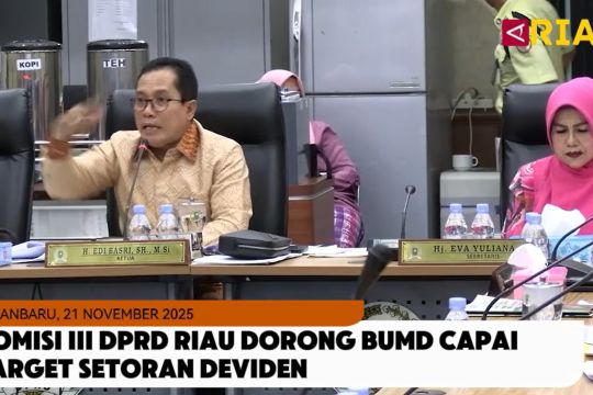 Komisi III DPRD Riau dorong BUMD capai target setoran deviden