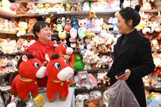 Boneka kuda salah jahit jadi viral di internet China