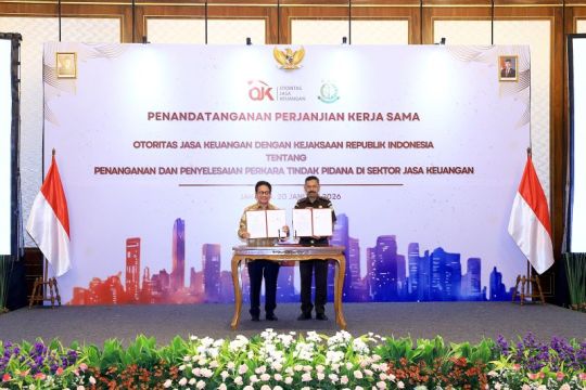 OJK dan Kejaksaan RI perkuat penanganan perkara sektor jasa keuangan