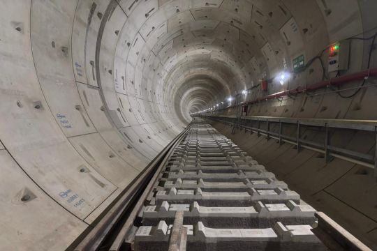 WIKA Beton Dukung Proyek MRT Fase 2A CP205 Jakarta