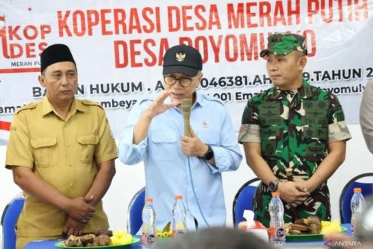 Menko Pangan Zulhas sebut KDKMP bakal jadi penopang program MBG