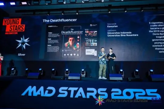 Tim Mahasiswa Indonesia raih silver award global Mad Starts Korsel