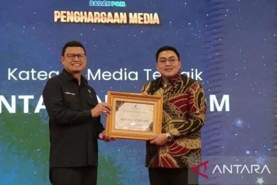 ANTARA sabet dua penghargaan BPOM sebagai media terbaik 2025