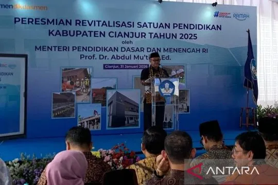 Kemendikdasmen revitalisasi 83 satuan pendidikan di Cianjur