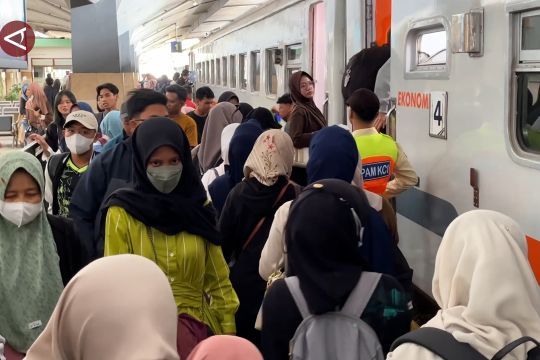 Jumlah penumpang&nbsp;di Stasiun Malang naik 7,8% selama libur&nbsp;Tahun Baru