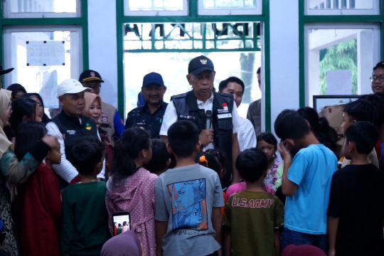 Wamensos tinjau langsung penanganan bencana banjir Pemalang