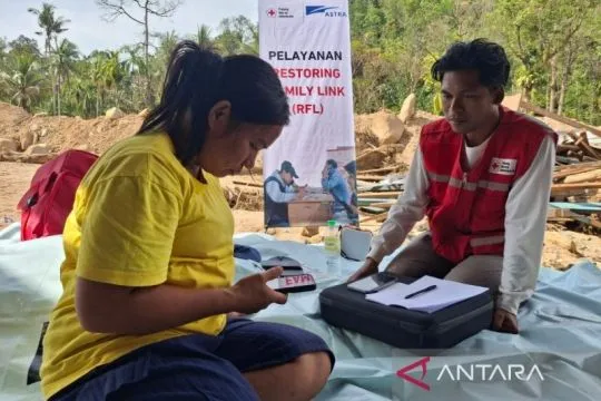 PMI Sumut pulihkan hubungan keluarga pasca-bencana di Tapanuli Tengah