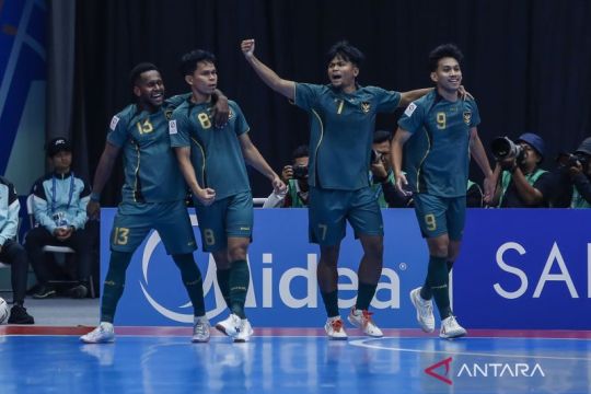 Indonesia cetak sejarah lolos ke semifinal Piala Asia Futsal