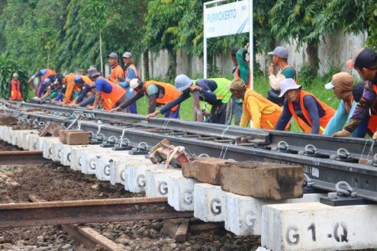 KAI Purwokerto tingkatkan keandalan jalur jelang Angkutan Lebaran 2026