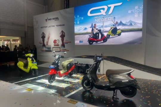 IEI luncurkan motor listrik QT dan QT Pro di ajang IIMS 2026