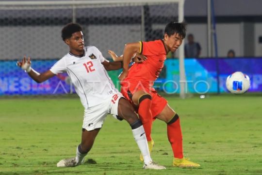 Pertandingan persahabatan Timnas Indonesia U-17 melawan Timnas Cina U-17