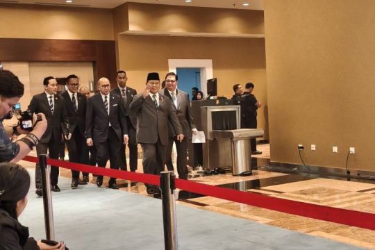 Tiba di Wisma Danantara, Prabowo hadiri Economic Outlook 2026