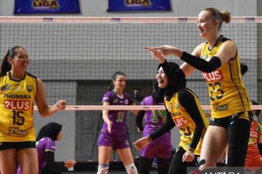 Gresik Phonska Plus kunci posisi puncak klasemen reguler Proliga 2026