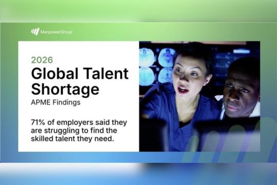 Keahlian AI Jadi Kompetensi yang Paling Sulit Dicari di APME: Survei Global Talent Shortage 2026 ManpowerGroup