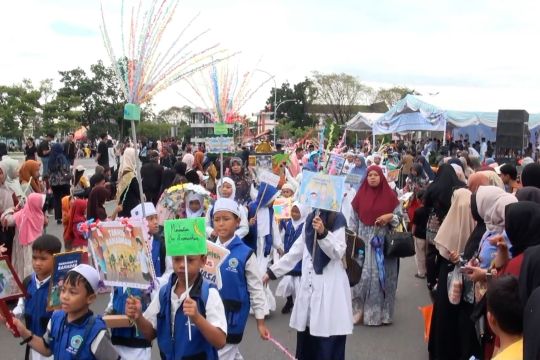 Pawai Tarhib semarakkan siar sambut Ramadhan 1447 H di Palangka Raya