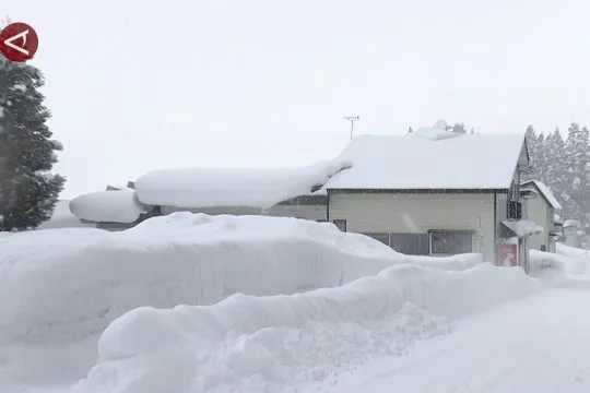 Penampakan salju tebal di Jepang, pasutri lansia ditemui tak bernyawa