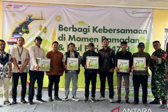 Elnusa Petrofin bagikan ratusan paket sembako di Jakut