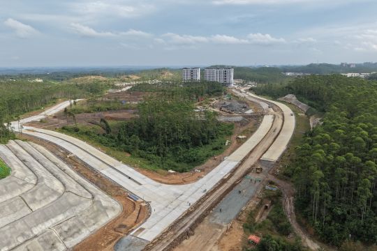 Proyek&nbsp;Jalan Hankam dan Lingkar Sepaku Capai Progres 62%, WIKA Akselerasi Konektivitas Kawasan Strategis IKN