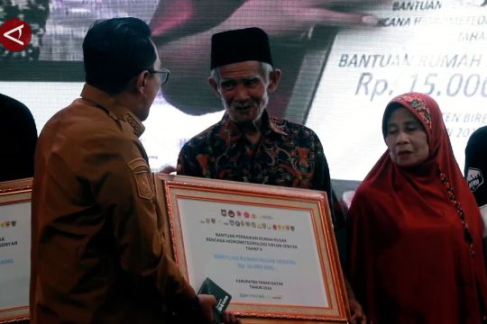 BNPB salurkan Rp205 M lagi dana perbaikan rumah rusak di Sumatera