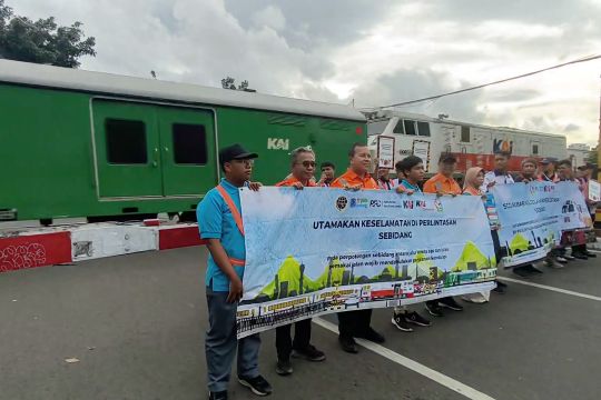 KAI Daop 2 Bandung sosialisasi keselamatan jelang angkutan lebaran