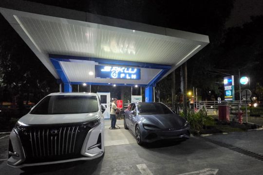 Penggunaan SPKLU PLN Sulselrabar meningkat drastis saat mudik Lebaran